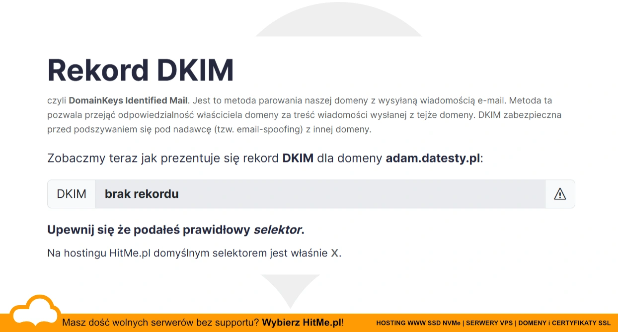 DKIM tester