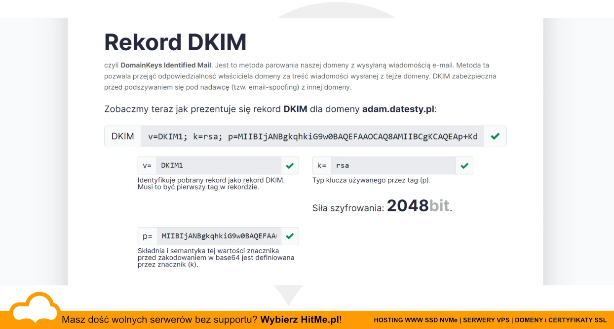 DKIM tester ok
