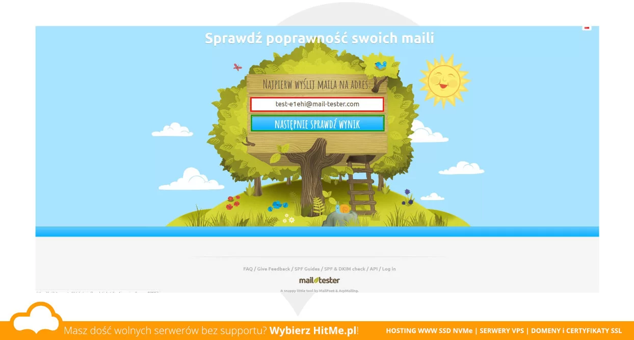 sprawdzanie wysyłki e-mail